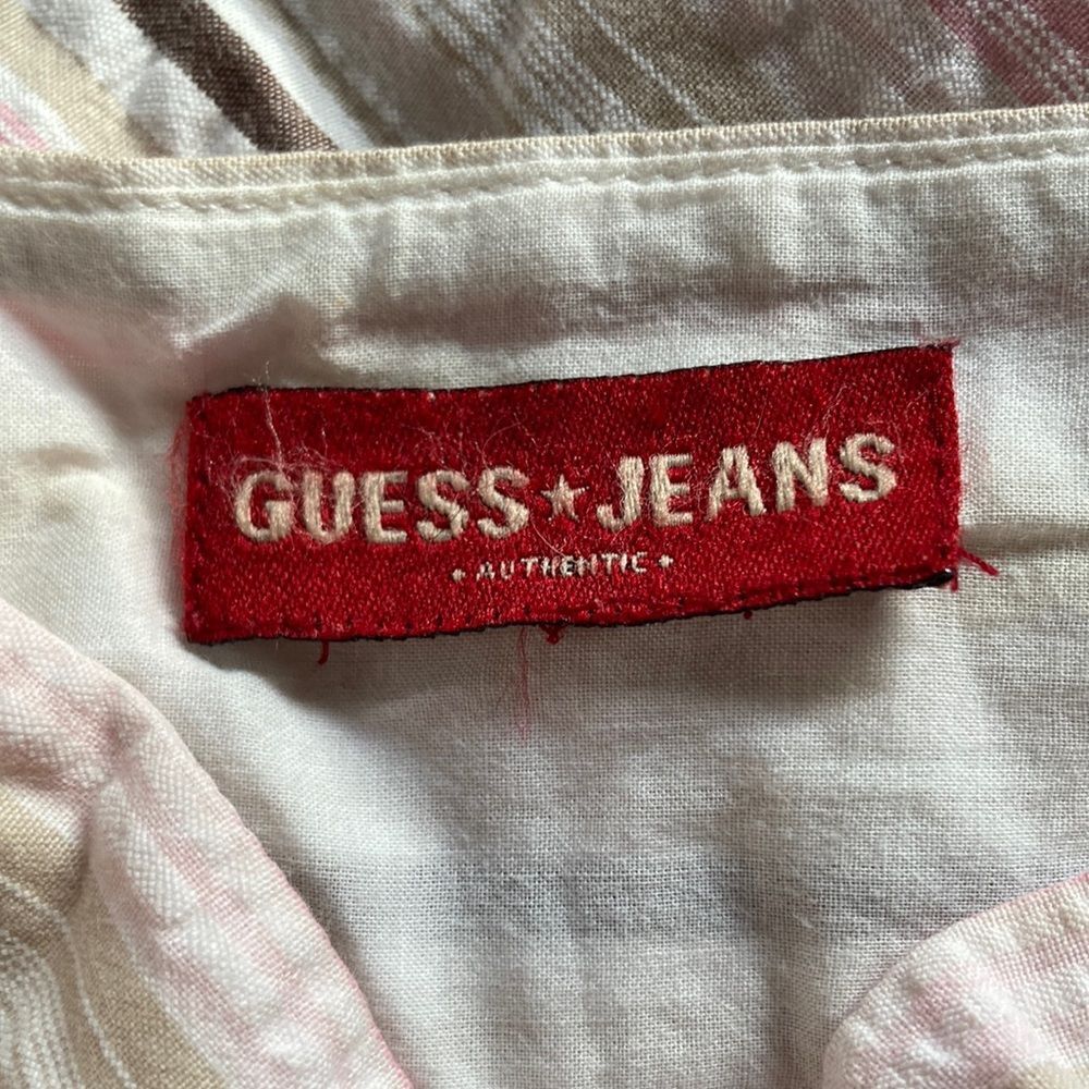 Guess Diagonal Stripe Strappy Midi Summer Dress W… - image 3